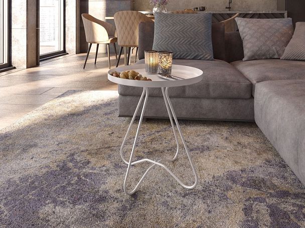 Столик журнальный Sheffilton SHT-CT3 белый муар - Вид 12