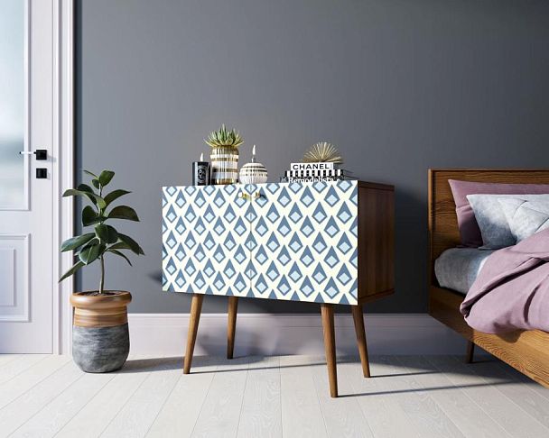 Комод на высоких ножках Berber малый принт 13 арт BB13/Print_13 - Вид 3