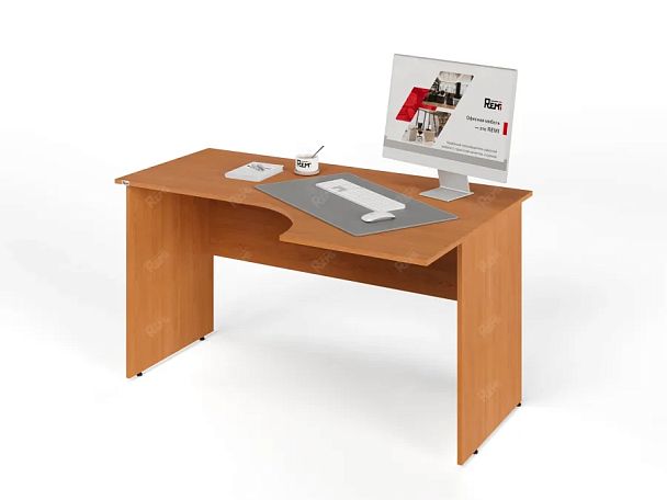 ЛАЙТ / LIGHT RLG004-14x9R Угловой стол 140x90x75 Вишня - Вид 3