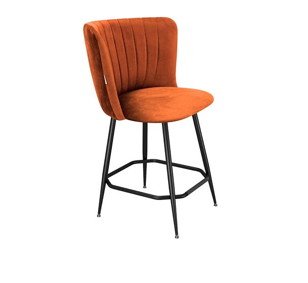 Стул полубарный Sheffilton SHT-ST36-1/S148-1 песчаная буря/черный муар - Вид 1