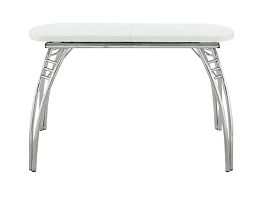 Стол МДФ раздвижной В Дуб белый) - Фото предпросмотра