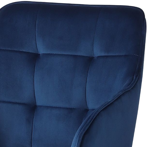 Барное поворотное кресло Мони К, Confetti blue/черный - Вид 7