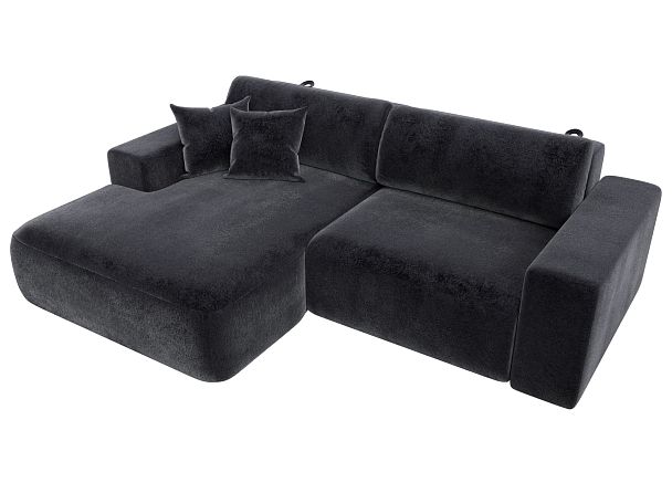 Диван угловой Лига-036 НПБ Классик левый угол Велюр серый - Вид 5