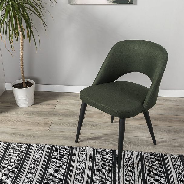 Стул Lars тёмно-зелёный/черный - Вид 11