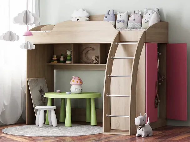 Кровать-чердак "Соня-1" кровать верхняя - Вид 10