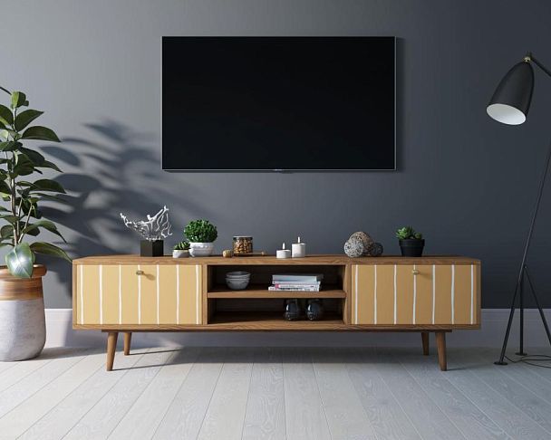 Комод Berber с нишей низкий под TV принт 43 арт BB49/Print_43 - Вид 4