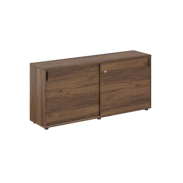 Шкаф купе 1638х400х750 низкий, с замком / корпус цвет: дуб модена, двери цвет: дуб модена Сигма / Sigma - Вид 1