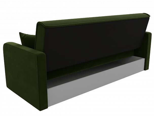 Диван книжка Надежда (полностью микровельвет зеленый) - Вид 7