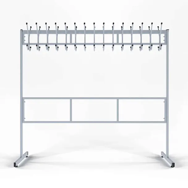 Вешалка гардеробная разборная Н1750 30 крючков - Вид 2