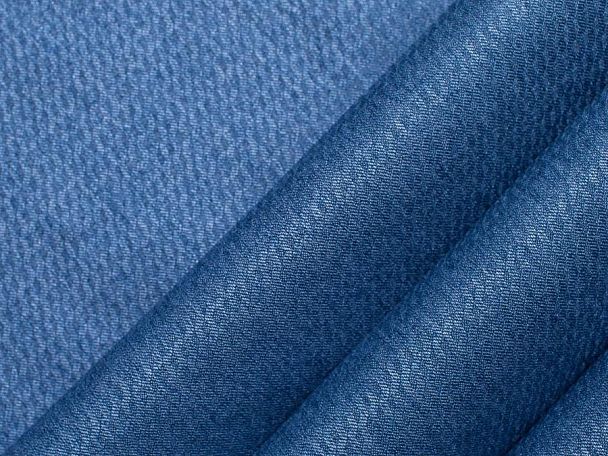 Диван прямой Атланта Лайт со столом справа Рогожка голубой - Вид 9