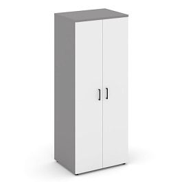 Стайл Проджект Гардероб широкий глубокий SN.GB-004 Серый Пепел/Серый Пепел/Белый/Черный Ручки 796*60 - Фото предпросмотра