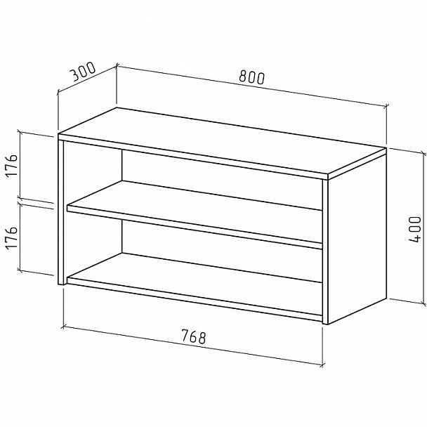 Тумба навесная Мария-3 - Вид 2