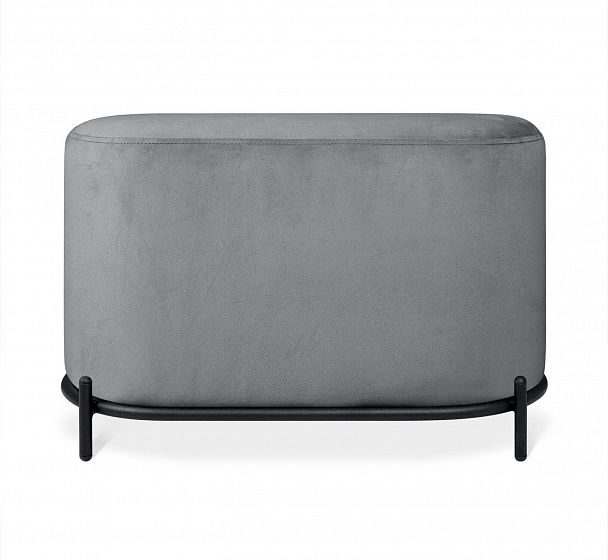 Пуф Sheffilton SHT-B7 угольно-серый/черный муар - Вид 4