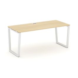 Style Project Direct Direct Стол письменный SN-6T2.SR-014.M Акация Лорка/Металл Белый 1580*700*750 - Фото предпросмотра