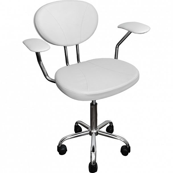 Кресло М106-04 white с подлокотниками - Вид 1
