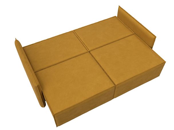 Диван прямой Либерти Велюр желтый - Вид 10