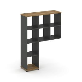 Concept Надставка высокая CN.NV-001 Сандал Янтарный/Антрацит/Металл Антрацит 1099*350*1486 - Фото предпросмотра