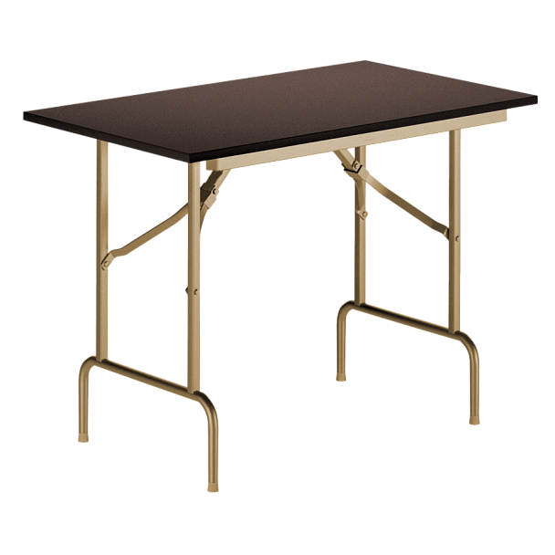 Стол Лидер 1, 1200x600, венге, шампань, кромка ПВХ, без отбойников - Вид 1