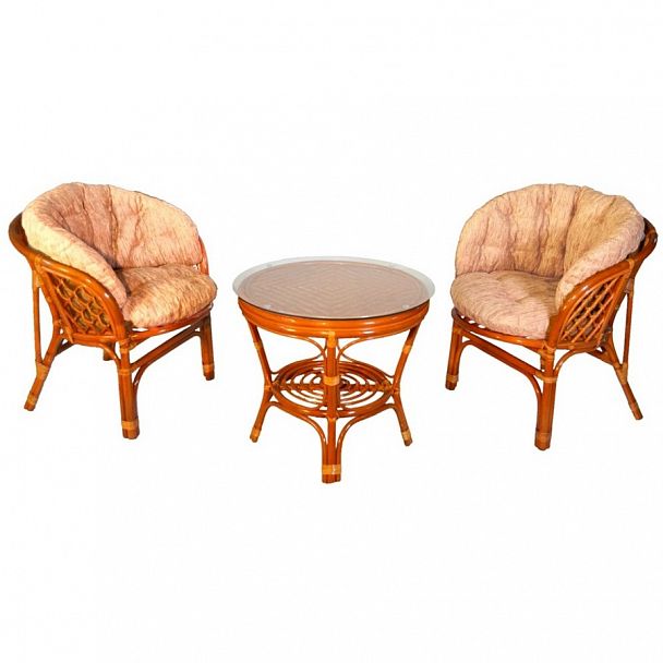 Комплект "Багама" дуэт, подушки коричневые полные твил - Вид 6