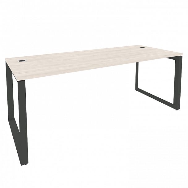 Стол руководителя "Onix direct" O.MO-SRR-6.8 денвер светлый/антрацит - Вид 1