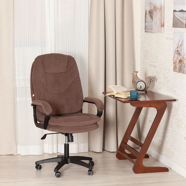 Кресло Комфорт Лт/Comfort Lt (22), флок, коричневый - Вид 16