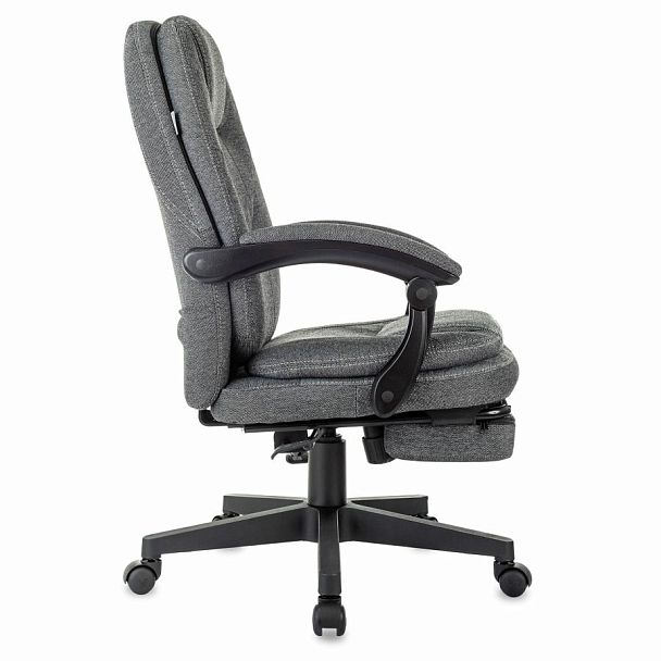 Кресло офисное CH-868MSG-F, синхромеханизм, подставка для ног, ткань, серое, 1998751 - Вид 6