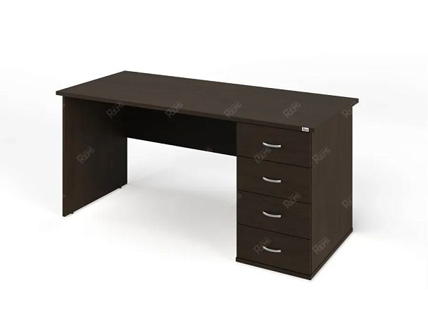 ЛАЙТ / LIGHT RLG008-16x7R Однотумбовый стол 160x70x75 Венге - Вид 1