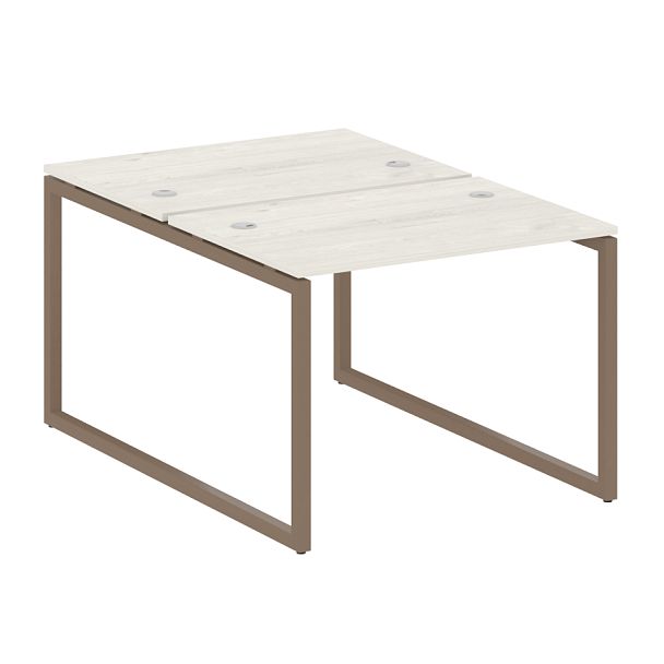 Metal System Quattro Р. ст. на О-образном м/к 40БО.РАС-СП-2.1 Дуб наварра/Мокко металл 1000*1475*750 - Вид 1