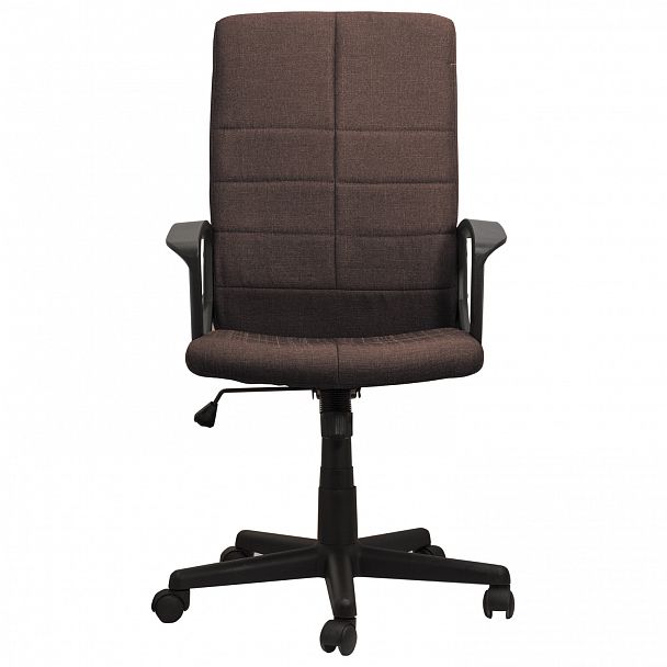 Кресло офисное BRABIX "Focus EX-518", ткань, коричневое, 531577 - Вид 5