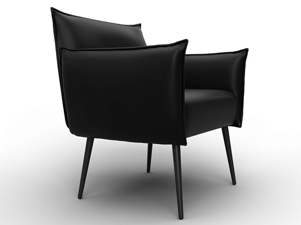 Кресло Лига-083 Экокожа черный - Вид 3