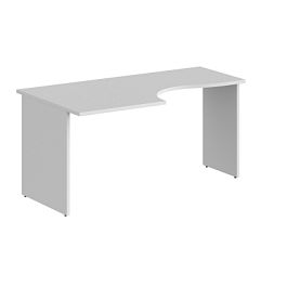 Стол эргономичный Sigma 1600х900х750 левый / цвет: белый - Фото предпросмотра