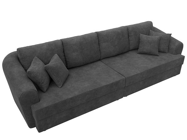 Диван прямой Милтон Велюр серый - Вид 5