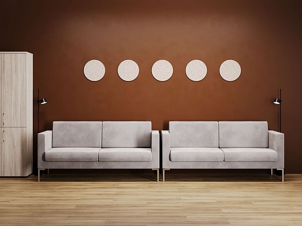 Ханс / Hans Диван трёхместный HNS-03 Timeless 221/Металл Хром 1820*770*820 - Вид 6