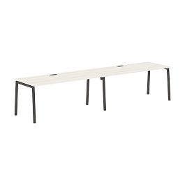 Стол 2-х местный ELWST 3580 Ясень Траун/Мокко 3526х800х750 EDIS - Фото предпросмотра