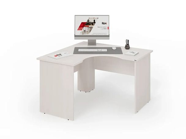 UNITY РСТ12-12 БЕЛЫЙ Офисный стол угловой Универсальный 1200х1200х750 - Вид 1