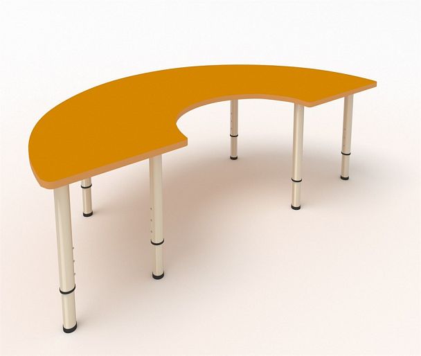Детский стол Подкова оранжевый, гр.0-3 - Вид 1