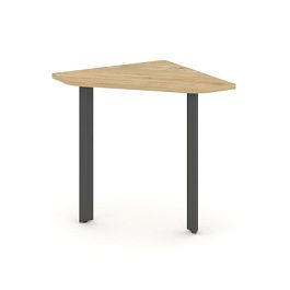 Style Project Next Угловой элемент стола SN-59.USP-011 Тиквуд Светлый/Металл Антрацит 700*700*750 - Фото предпросмотра