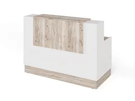 RTD083-160-MA ТАНДЕМ / TANDEM Стойка ресепшн 1-160 1600х700х1200 Дуб Маувелла - Фото предпросмотра