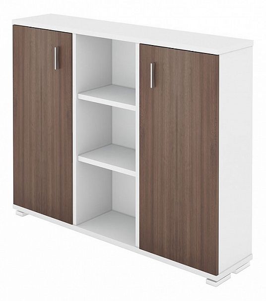 Тумба комбинированная Домино ПУ-60-3 Белый/Шамони - Вид 1