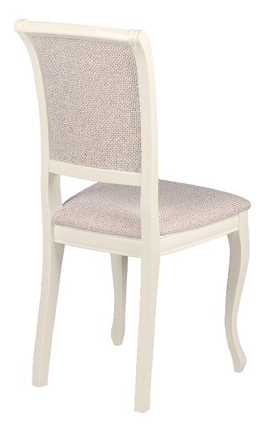 Обеденная группа стол Арей 140(180)х80х76 Слоновая кость и 6 стульев Арктос Слоновая кость/Кремовая рогожка - Вид 9