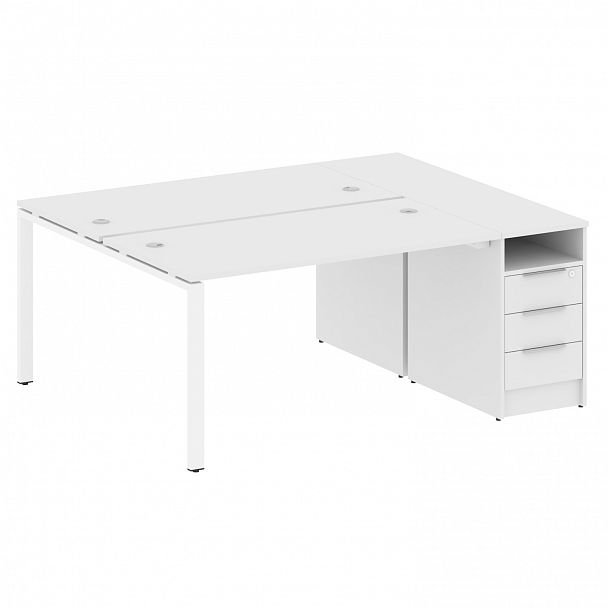 Рабочая станция "Metal System" БП.РС-СТП-2.3 белый - Вид 1