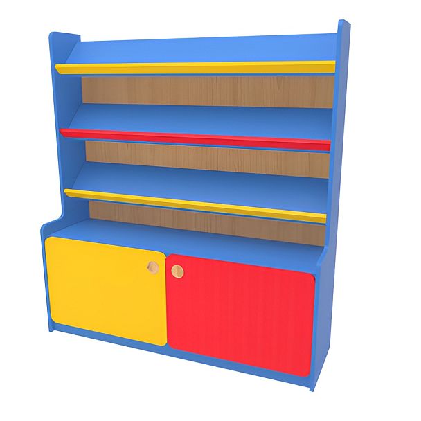 Стеллаж Книжный уголок, цветной фасад - Вид 2