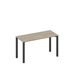 Стол письменный на металлокаркасе Space+ А1 ЧР 004.1 ВЛ вяз либерти/ черный гладкий - Фото предпросмотра