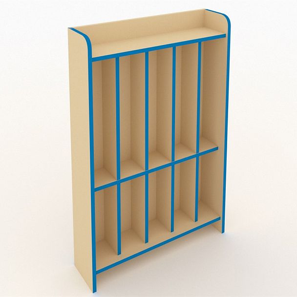 Вешалка напольная для полотенец синий - Вид 1