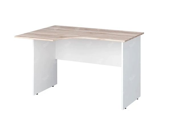 TANDEM RTD012-120L-MA Стол эргономичный левый 1200х900х750 Дуб Маувелла/Белый - Вид 1