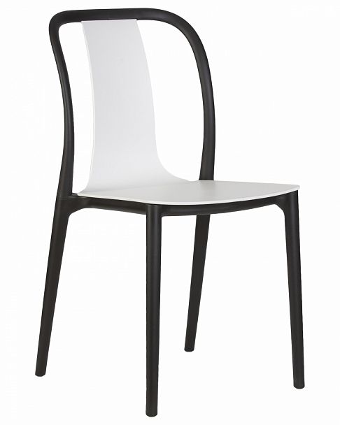 Стул обеденный DOBRIN ADAM (черный/белый) - Вид 1
