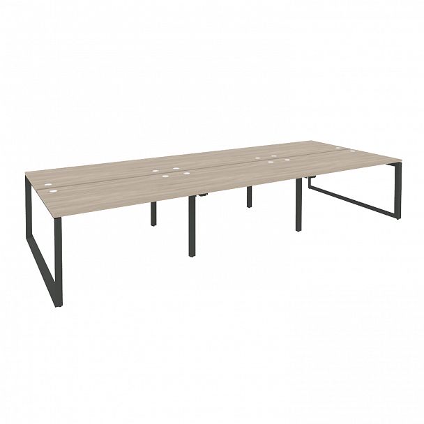 Рабочая станция "Onix" O.MO-D.RS-6.3.8 дуб аттик/антрацит - Вид 1