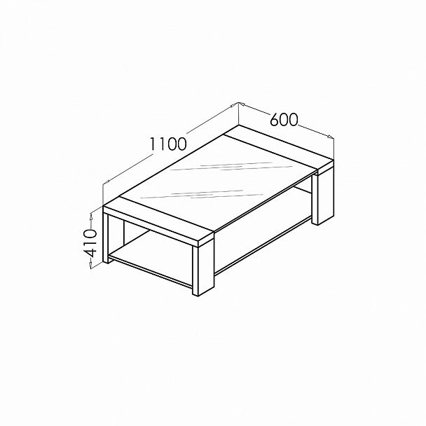 Стол журнальный "Довер-С2" - Вид 13
