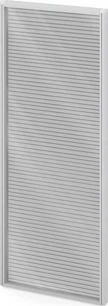 Модуль сплошной "Мобильные офисные перегородки «Логика»" ПК-ЛГ-МДС200х80Ж-В1-50 прозрачный - Вид 1