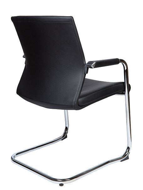 Кресло офисное / Petra / черная экокожа - Вид 4